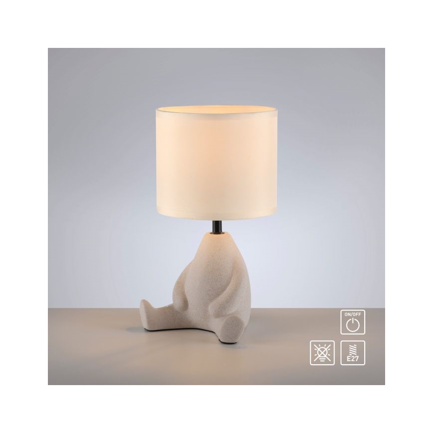 JUST LIGHT. 14190-39 - Bordlampe TED 1xE27/25W/230V beige