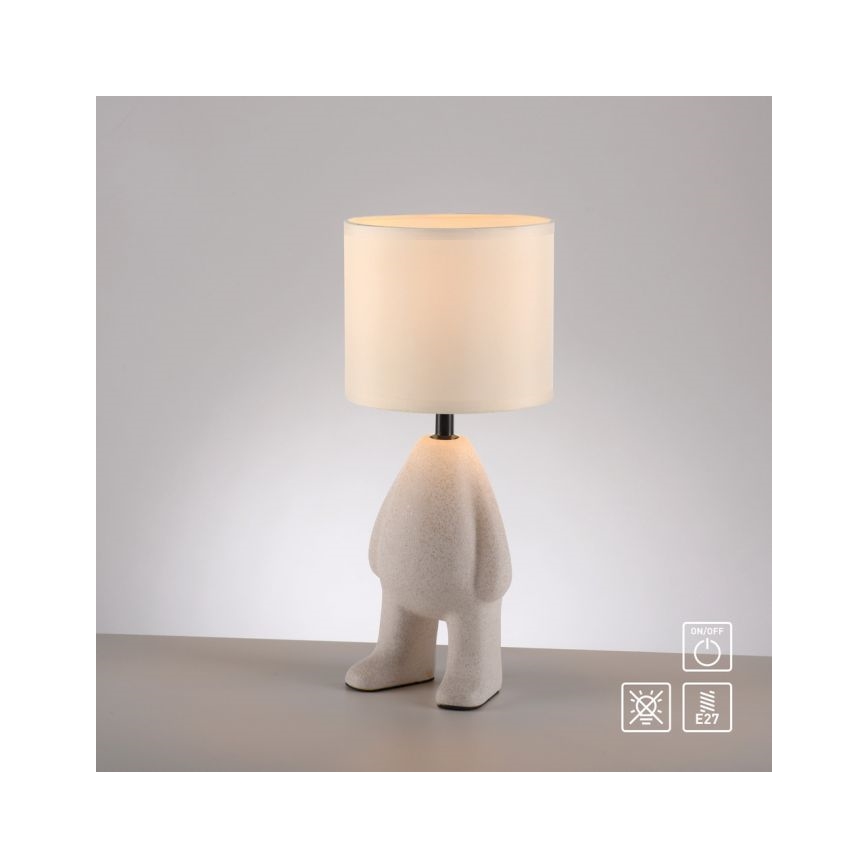 JUST LIGHT. 14191-39 - Bordlampe TED 1xE27/25W/230V beige