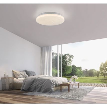 JUST LIGHT. 14275-16 - LED loftlampe URANUS LED/10W/230V diameter 26 cm hvid