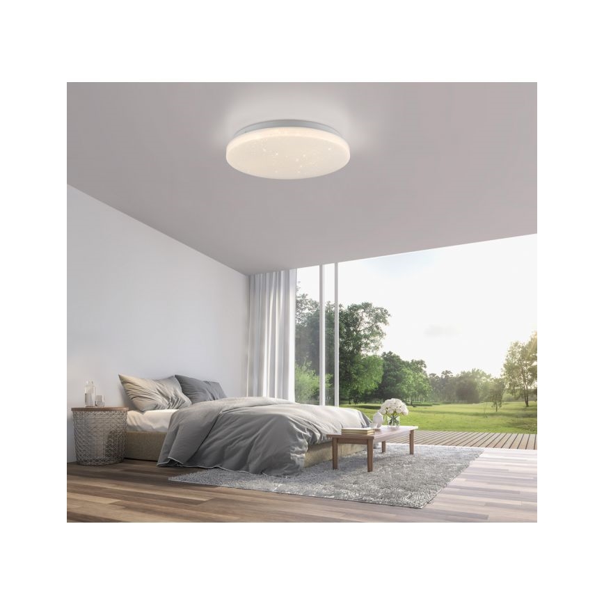 JUST LIGHT. 14275-16 - LED loftlampe URANUS LED/10W/230V diameter 26 cm hvid