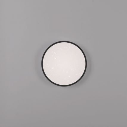 JUST LIGHT. 14293-18 - LED loftlampe dæmpbar KYLE LED/10W/230V diameter 28 cm sort
