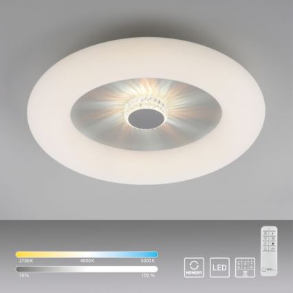 JUST LIGHT. 14383-16 - LED loftlampe dæmpbar VERTIGO LED/26W/230V 2700-5000K hvid + fjernbetjening