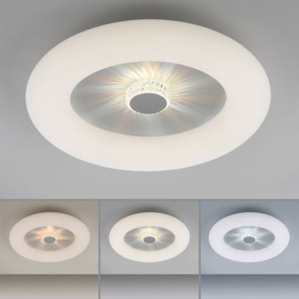 JUST LIGHT. 14383-16 - LED loftlampe dæmpbar VERTIGO LED/26W/230V 2700-5000K hvid + fjernbetjening