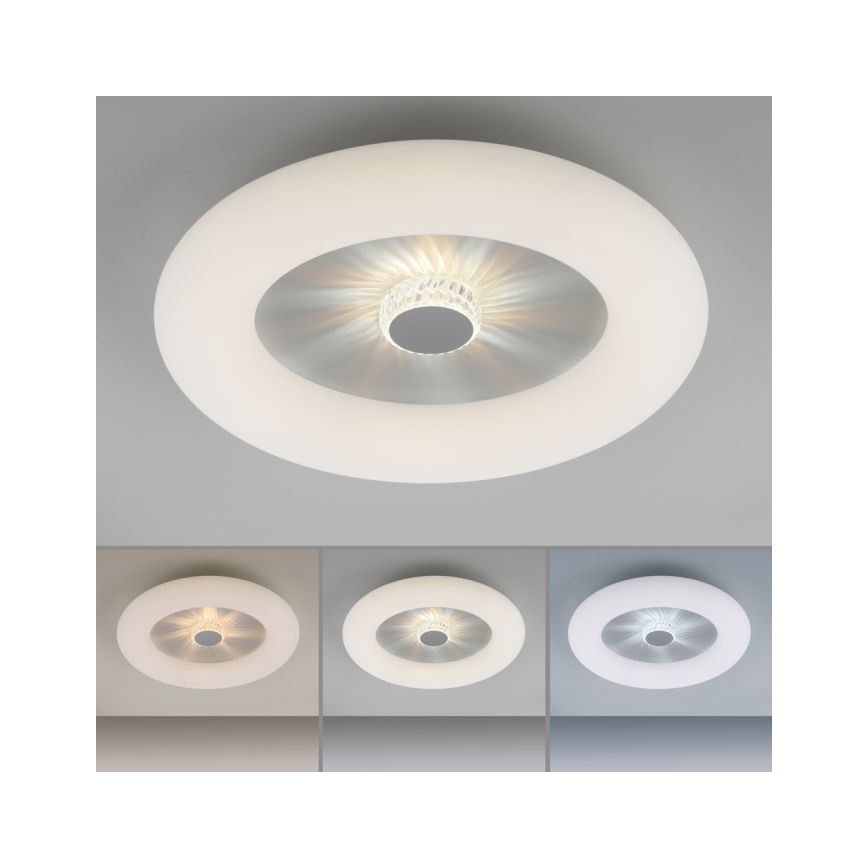 JUST LIGHT. 14383-16 - LED loftlampe dæmpbar VERTIGO LED/26W/230V 2700-5000K hvid + fjernbetjening