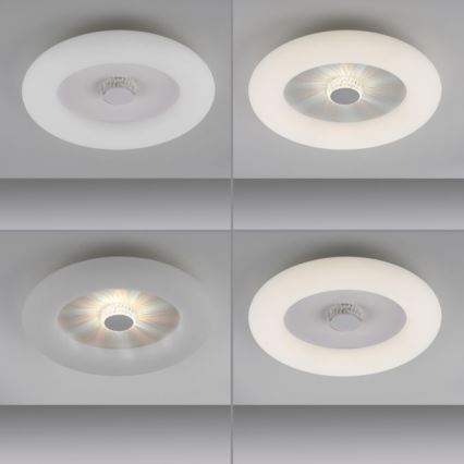 JUST LIGHT. 14383-16 - LED loftlampe dæmpbar VERTIGO LED/26W/230V 2700-5000K hvid + fjernbetjening