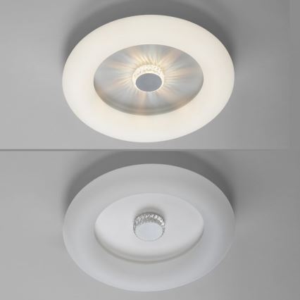 JUST LIGHT. 14383-16 - LED loftlampe dæmpbar VERTIGO LED/26W/230V 2700-5000K hvid + fjernbetjening