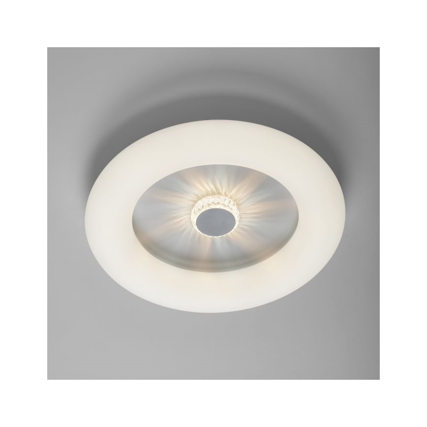 JUST LIGHT. 14383-16 - LED loftlampe dæmpbar VERTIGO LED/26W/230V 2700-5000K hvid + fjernbetjening