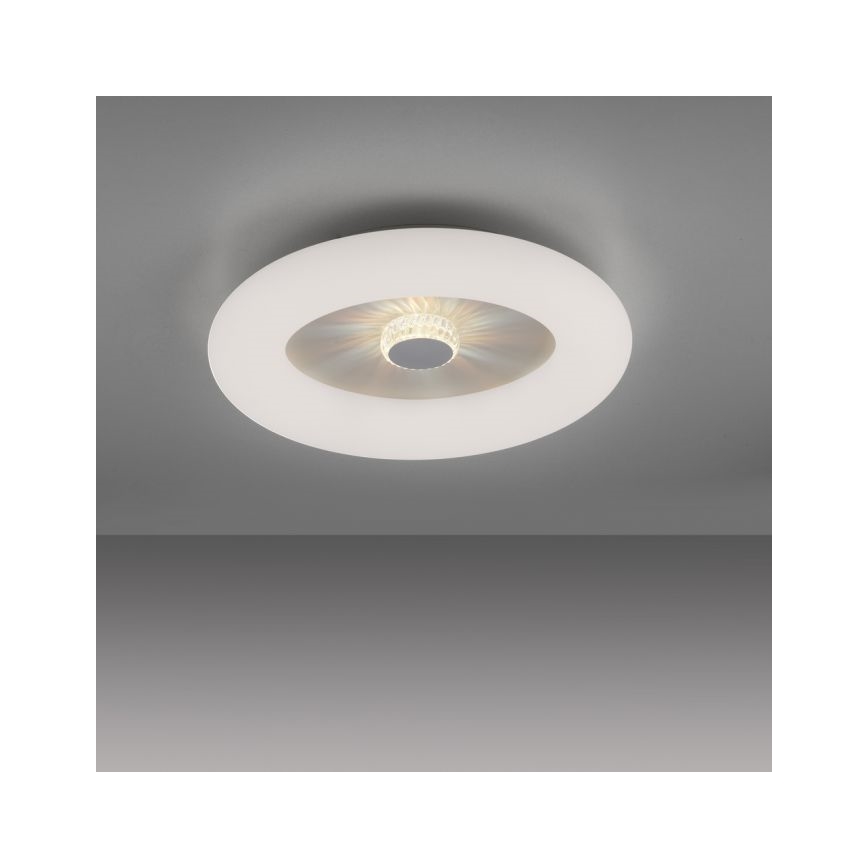 JUST LIGHT. 14383-16 - LED loftlampe dæmpbar VERTIGO LED/26W/230V 2700-5000K hvid + fjernbetjening