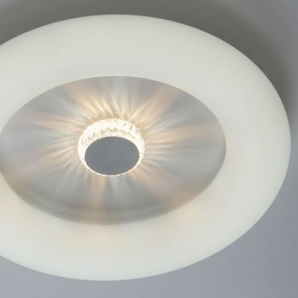 JUST LIGHT. 14383-16 - LED loftlampe dæmpbar VERTIGO LED/26W/230V 2700-5000K hvid + fjernbetjening