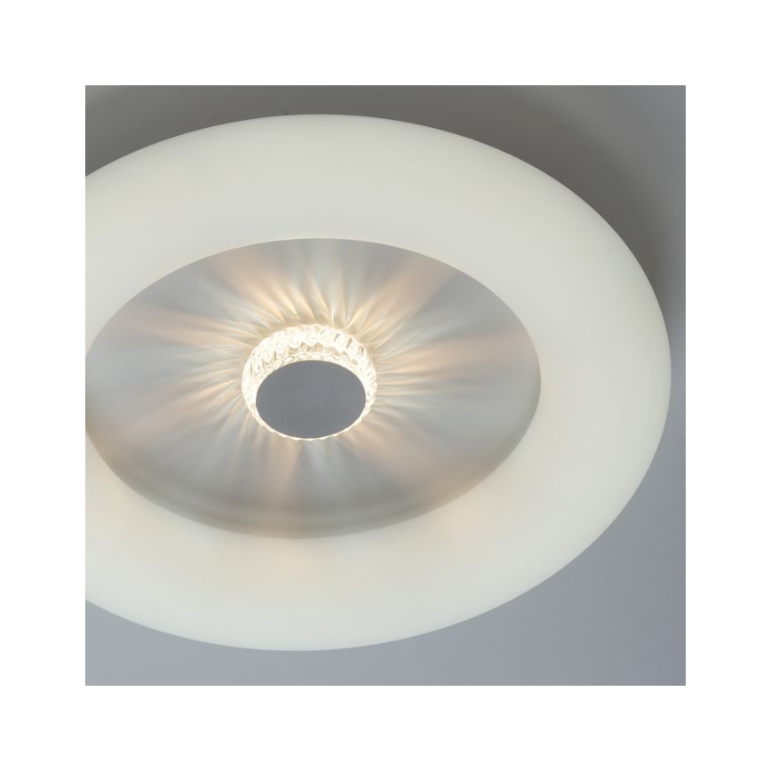 JUST LIGHT. 14383-16 - LED loftlampe dæmpbar VERTIGO LED/26W/230V 2700-5000K hvid + fjernbetjening