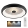 JUST LIGHT. 14384-18 - LED loftlampe dæmpbar VERTIGO LED/29W/230V 2700-5000K sort + fjernbetjening