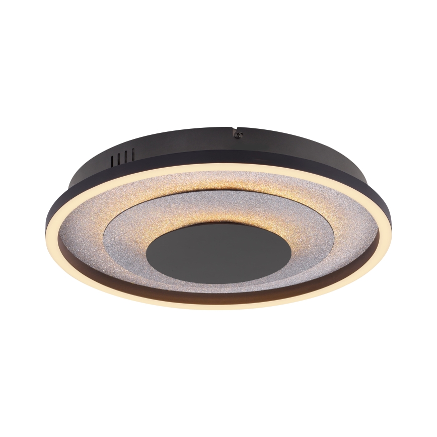 JUST LIGHT. 14409-21 - LED-loftlampe GLITTY LED/22W/230V Ø 40 cm sort