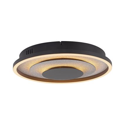 JUST LIGHT. 14409-21 - LED-loftlampe GLITTY LED/22W/230V Ø 40 cm sort