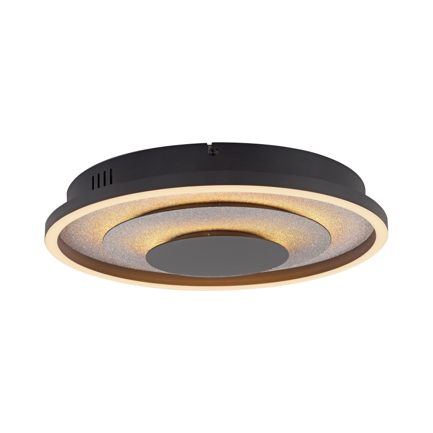 JUST LIGHT. 14409-21 - LED-loftlampe GLITTY LED/22W/230V Ø 40 cm sort