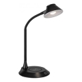 JUST LIGHT. 14414-18 - Dimmable fleksibel bordlampe med berøringsteknologi og trådløs opladning PUCKI LED/4,5W/230V sort