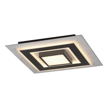 JUST LIGHT. 14439-21 - LED-loftlampe CICHIO LED/18,5W/230V + LED/9W 40x40 cm sort