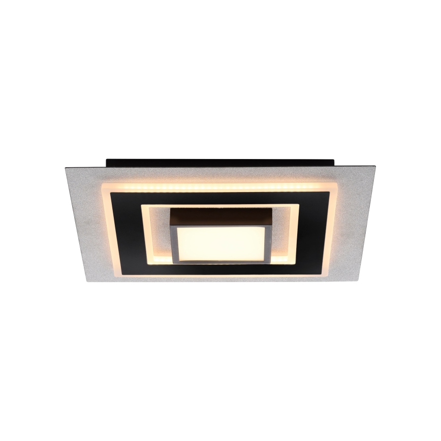 JUST LIGHT. 14439-21 - LED-loftlampe CICHIO LED/18,5W/230V + LED/9W 40x40 cm sort
