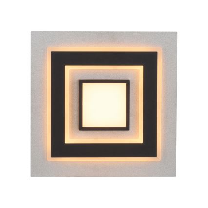 JUST LIGHT. 14439-21 - LED-loftlampe CICHIO LED/18,5W/230V + LED/9W 40x40 cm sort