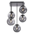 JUST LIGHT. 14602-18 - Pendellampe WIDOW 5xE14/25W/230V sort