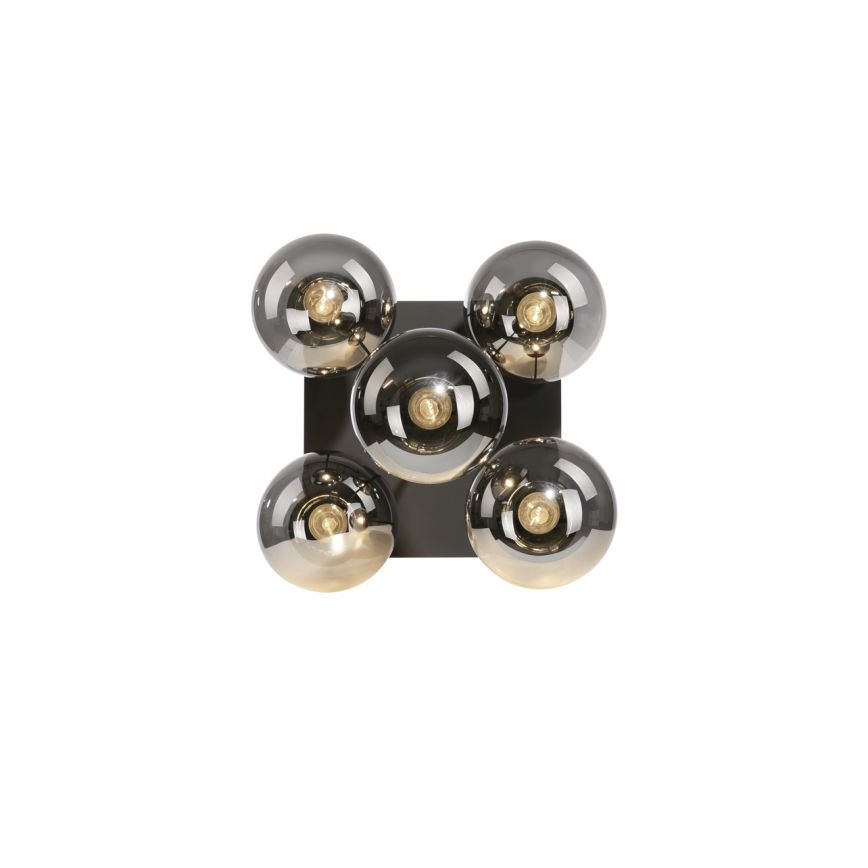 JUST LIGHT. 14602-18 - Pendellampe WIDOW 5xE14/25W/230V sort