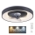JUST LIGHT. 14644-18 - LED Loftlampe med ventilator dæmpbar VENIKA LED/36W/230V diameter 48,6 cm 2700-5000K + fjernbetjening