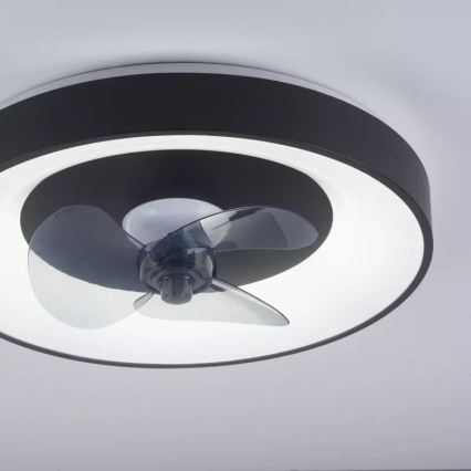 JUST LIGHT. 14644-18 - LED Loftlampe med ventilator dæmpbar VENIKA LED/36W/230V diameter 48,6 cm 2700-5000K + fjernbetjening