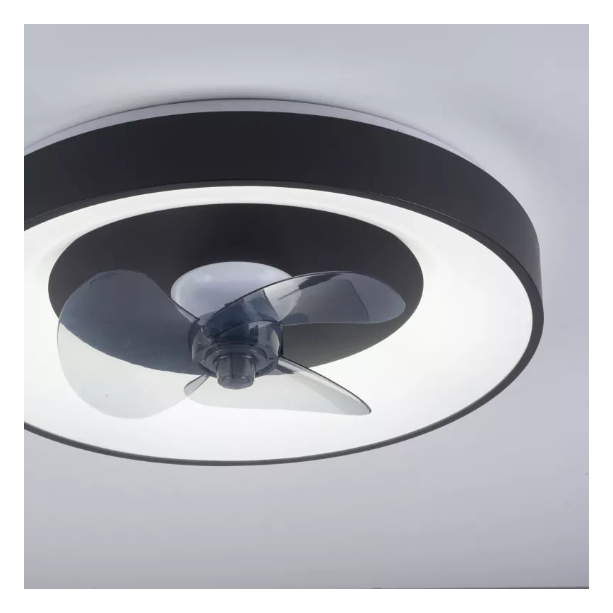 JUST LIGHT. 14644-18 - LED Loftlampe med ventilator dæmpbar VENIKA LED/36W/230V diameter 48,6 cm 2700-5000K + fjernbetjening