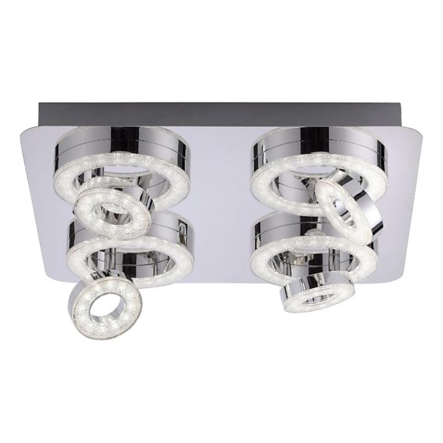 JUST LIGHT. 14662-17 - LED spotlampe m. RGBW-farver dæmpbar TIM LOLASMART 4xLED/5,9/230V 2700-5000K + fjernbetjening