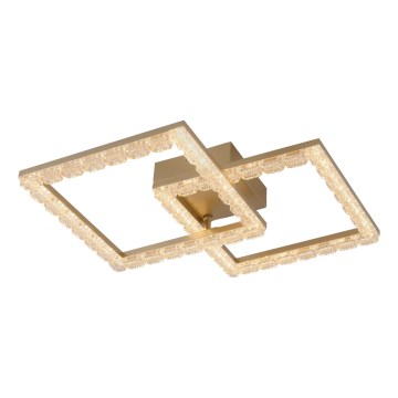 JUST LIGHT. 14732-60 - LED loftlampe GLITRA LED/17,5W/230V 37,6x37,6 cm guld