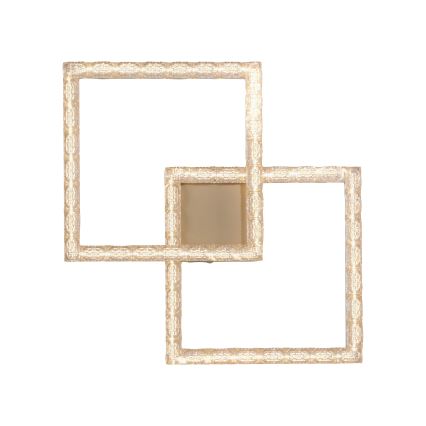JUST LIGHT. 14732-60 - LED loftlampe GLITRA LED/17,5W/230V 37,6x37,6 cm guld