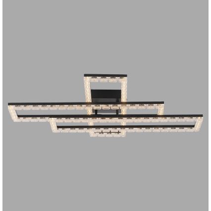 JUST LIGHT. 14733-18 - LED loftlampe GLITRA LED/35W/230V 57x72 cm sort