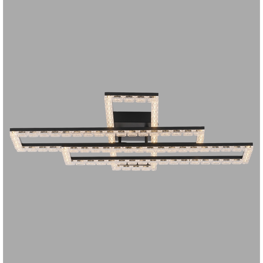 JUST LIGHT. 14733-18 - LED loftlampe GLITRA LED/35W/230V 57x72 cm sort