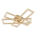 JUST LIGHT. 14733-60 - LED loftlampe GLITRA LED/35W/230V 57,25x72,05 cm guld