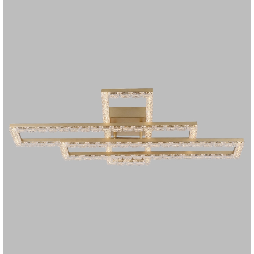 JUST LIGHT. 14733-60 - LED loftlampe GLITRA LED/35W/230V 57,25x72,05 cm guld