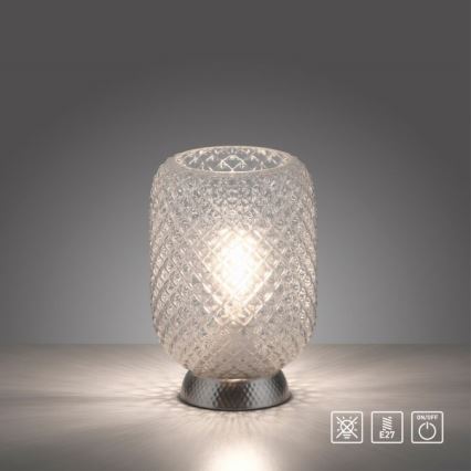 JUST LIGHT. 14906-55 - Bordlampe REISHI 1xE27/40W/230V mat krom