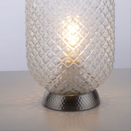 JUST LIGHT. 14906-55 - Bordlampe REISHI 1xE27/40W/230V mat krom