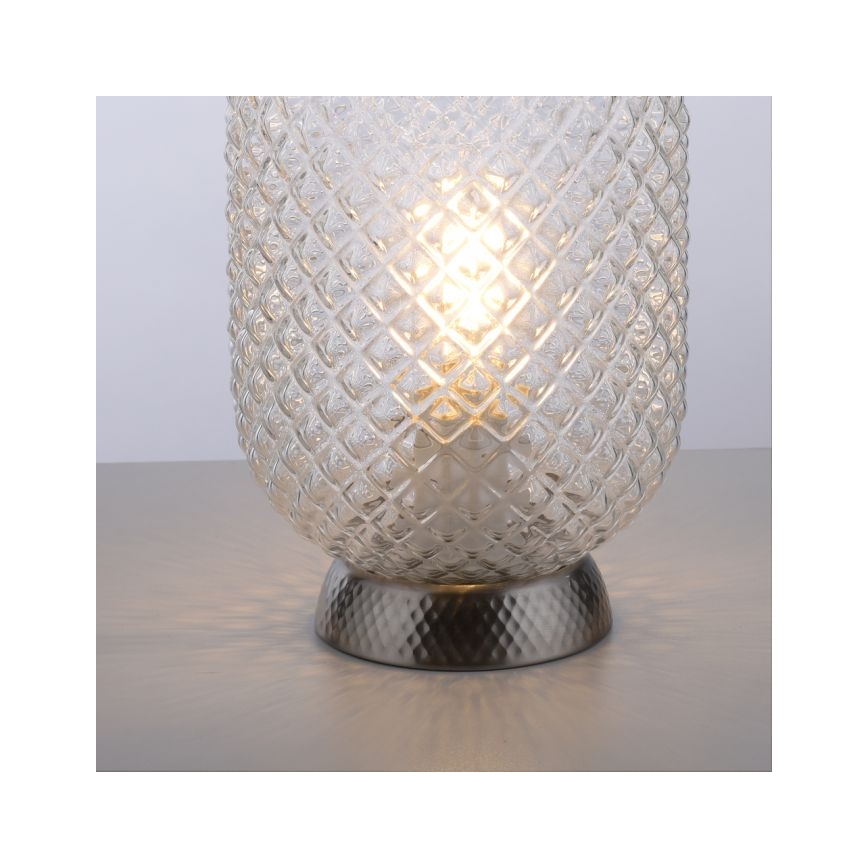 JUST LIGHT. 14906-55 - Bordlampe REISHI 1xE27/40W/230V mat krom