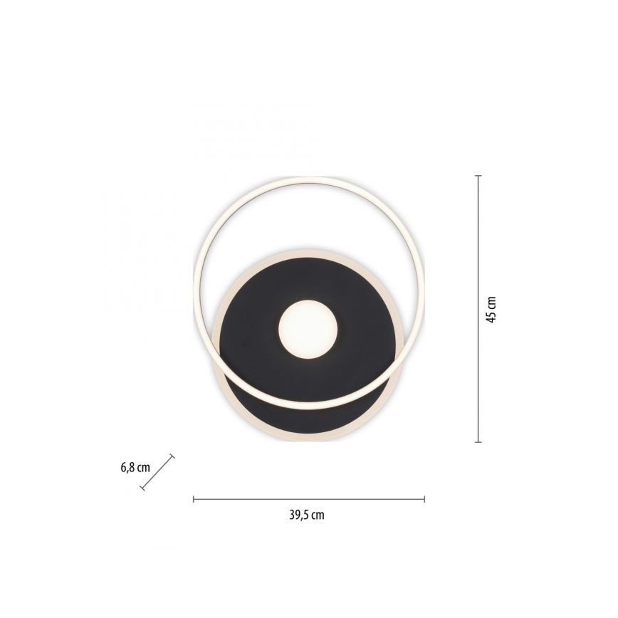 JUST LIGHT. 15046-18 - LED loftlampe dæmpbar DOMINO LED/26,5W/230V