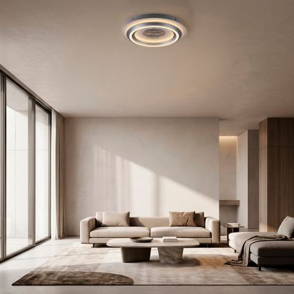 JUST LIGHT. 15089-21 - LED loftlampe CICHIO LED/36W/230V Ø 40 cm mat krom