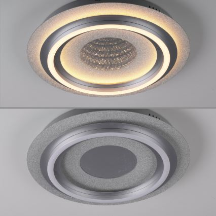 JUST LIGHT. 15089-21 - LED loftlampe CICHIO LED/36W/230V Ø 40 cm mat krom