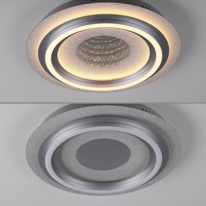 JUST LIGHT. 15089-21 - LED loftlampe CICHIO LED/36W/230V Ø 40 cm mat krom