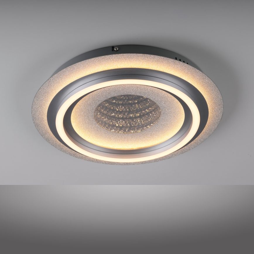 JUST LIGHT. 15089-21 - LED loftlampe CICHIO LED/36W/230V Ø 40 cm mat krom