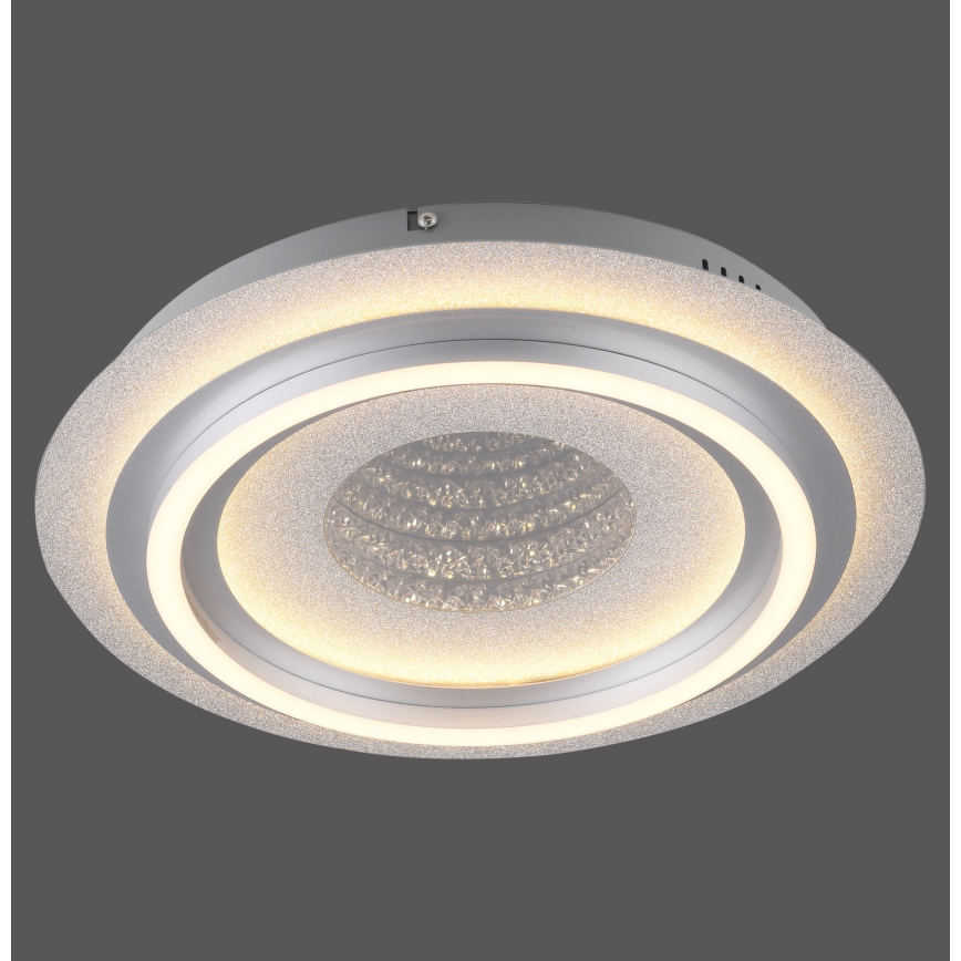 JUST LIGHT. 15089-21 - LED loftlampe CICHIO LED/36W/230V Ø 40 cm mat krom