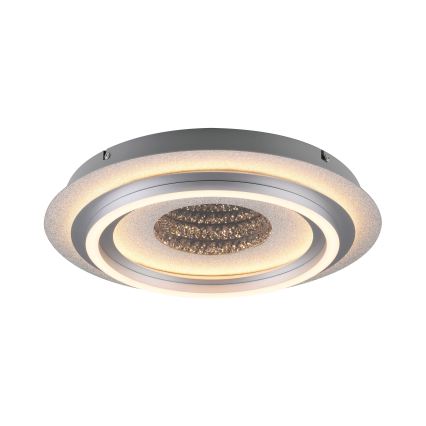 JUST LIGHT. 15089-21 - LED loftlampe CICHIO LED/36W/230V Ø 40 cm mat krom