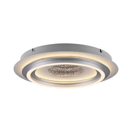 JUST LIGHT. 15089-21 - LED loftlampe CICHIO LED/36W/230V Ø 40 cm mat krom