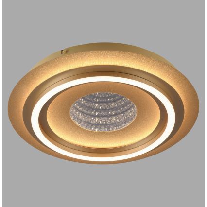 JUST LIGHT. 15089-60 - LED loftlampe CICHIO LED/36W/230V Ø 40 cm guld
