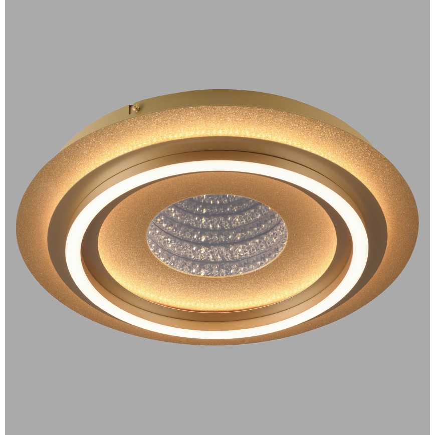 JUST LIGHT. 15089-60 - LED loftlampe CICHIO LED/36W/230V Ø 40 cm guld