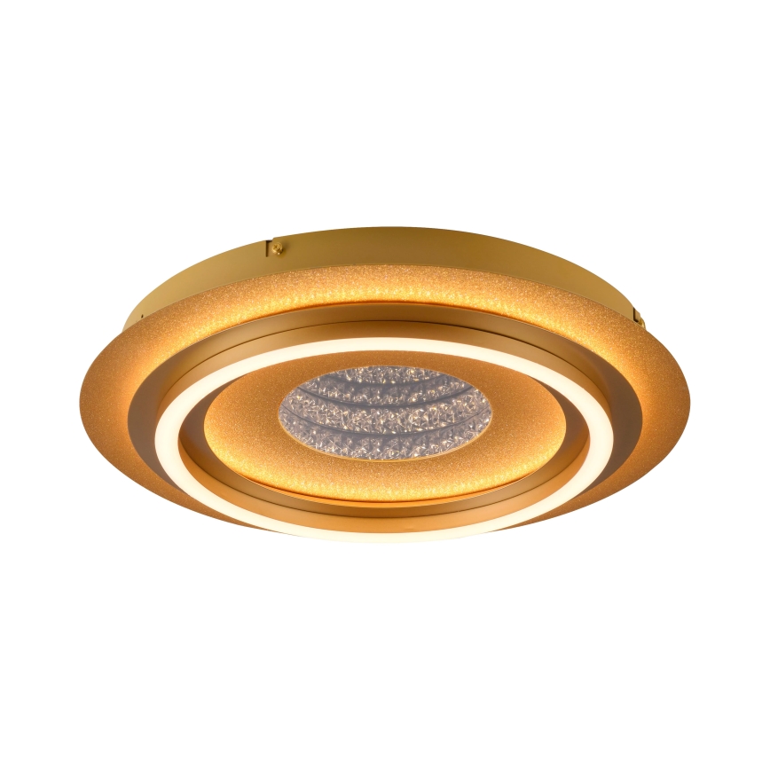 JUST LIGHT. 15089-60 - LED loftlampe CICHIO LED/36W/230V Ø 40 cm guld