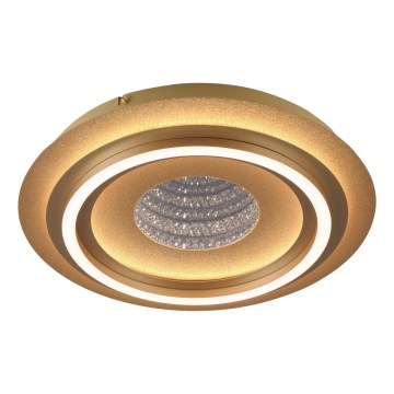 JUST LIGHT. 15089-60 - LED loftlampe CICHIO LED/36W/230V Ø 40 cm guld