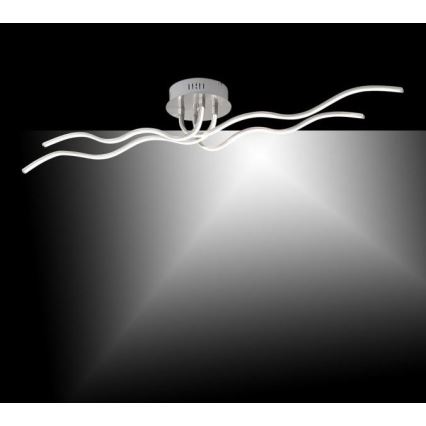 JUST LIGHT. 15126-55 - LED loftlampe WAVE LED/29,4W/230V mat krom